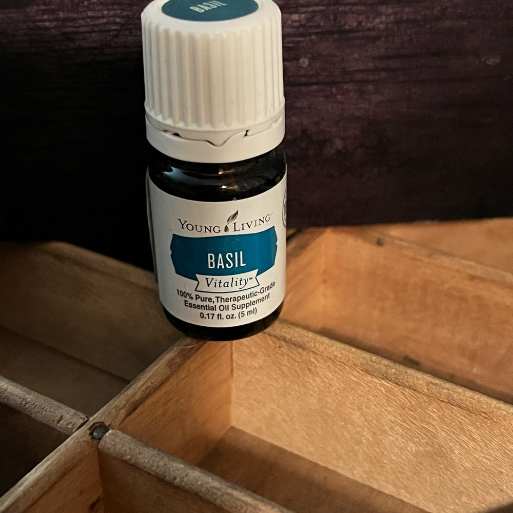 Young Living Basil Vitality Oil with Blue Label